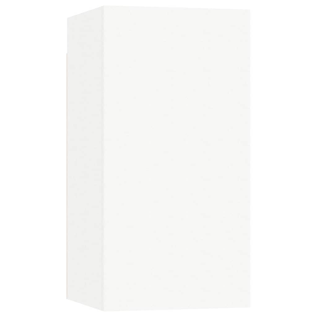 Meuble TV Blanc 30,5x30x60 cm Bois d’ingénierie - XIOS