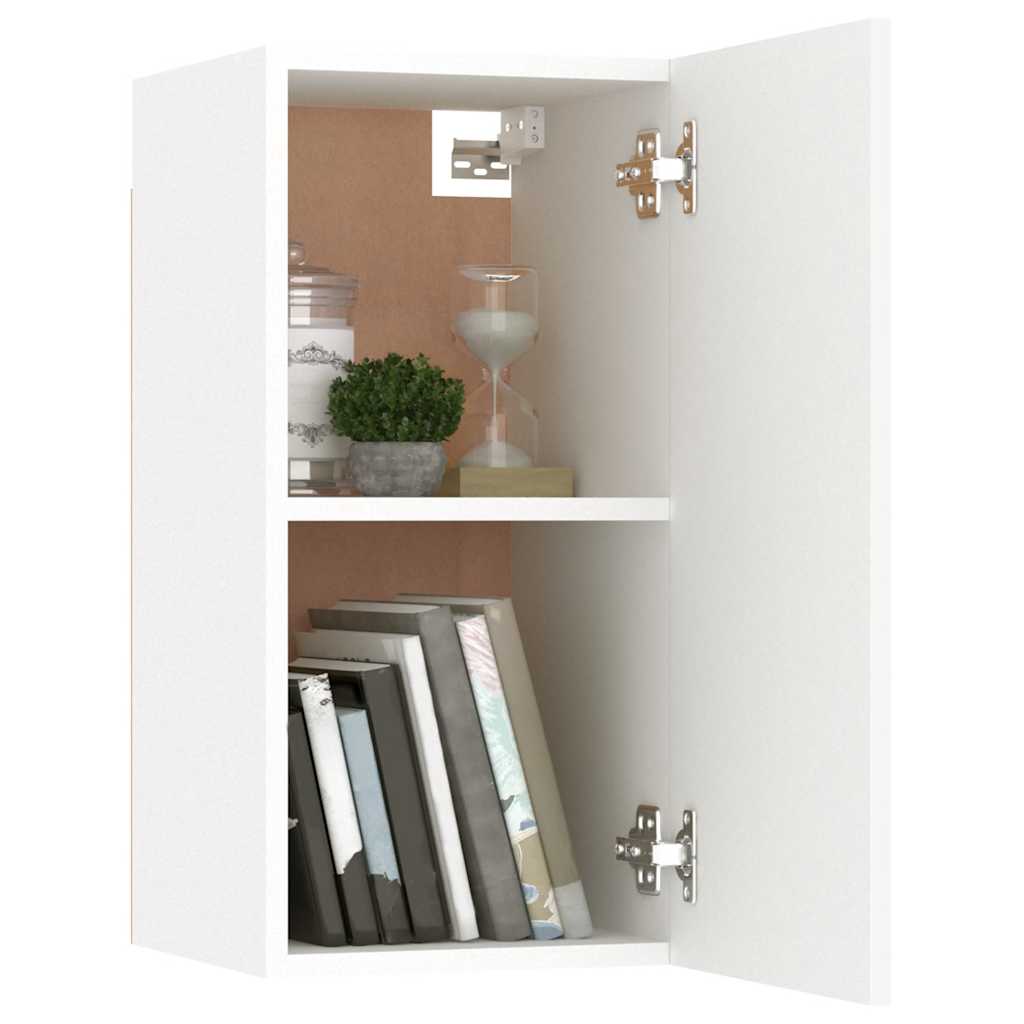 Meubles TV 2 pcs Blanc 30,5x30x60 cm Bois d’ingénierie - XIOS