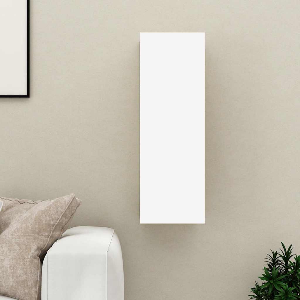 Meuble TV Blanc 30,5x30x90 cm Bois d’ingénierie - XIOS