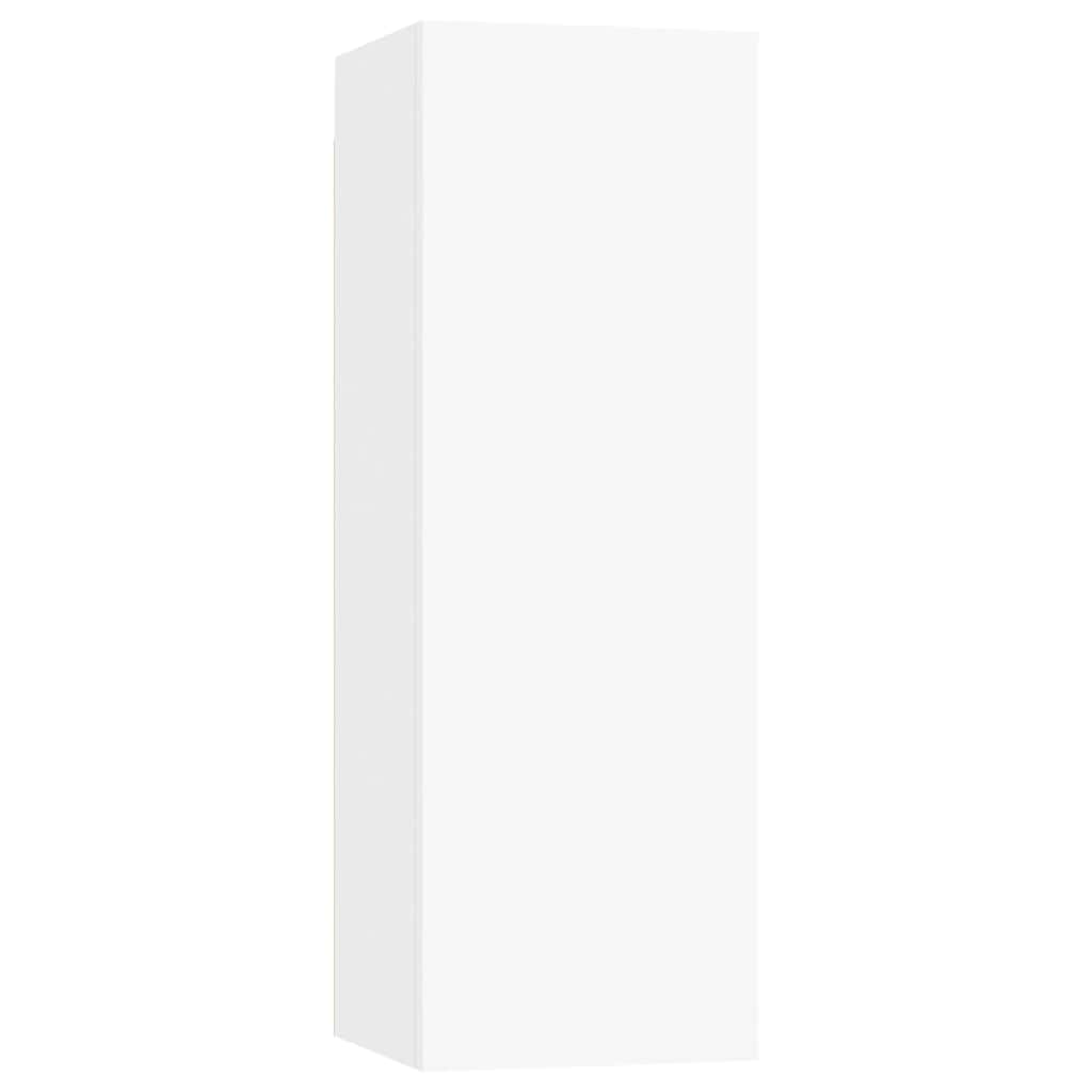 Meubles TV 2 pcs Blanc 30,5x30x90 cm Bois d’ingénierie - XIOS