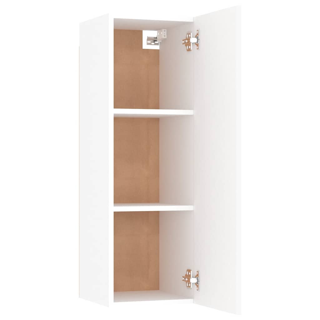 Meubles TV 2 pcs Blanc 30,5x30x90 cm Bois d’ingénierie - XIOS