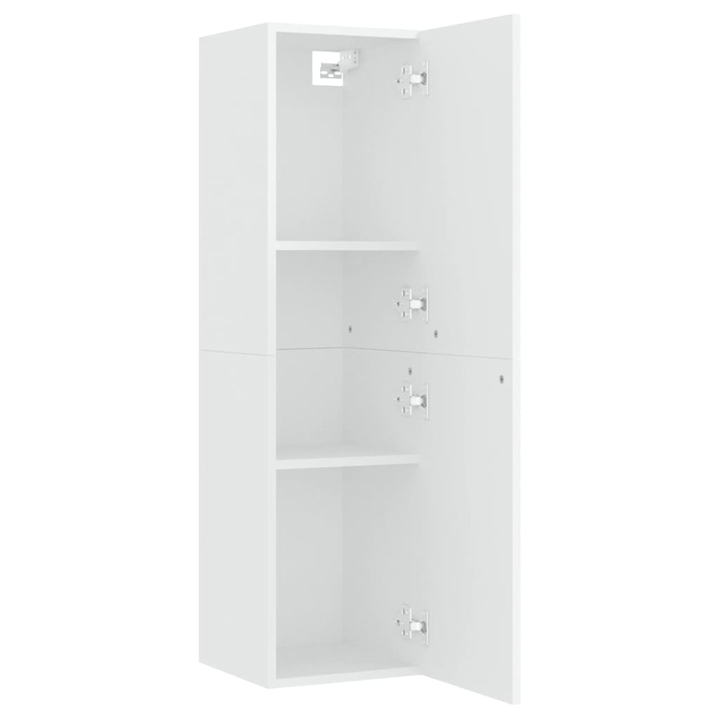 Meuble TV Blanc 30,5x30x110 cm Bois d’ingénierie - XIOS