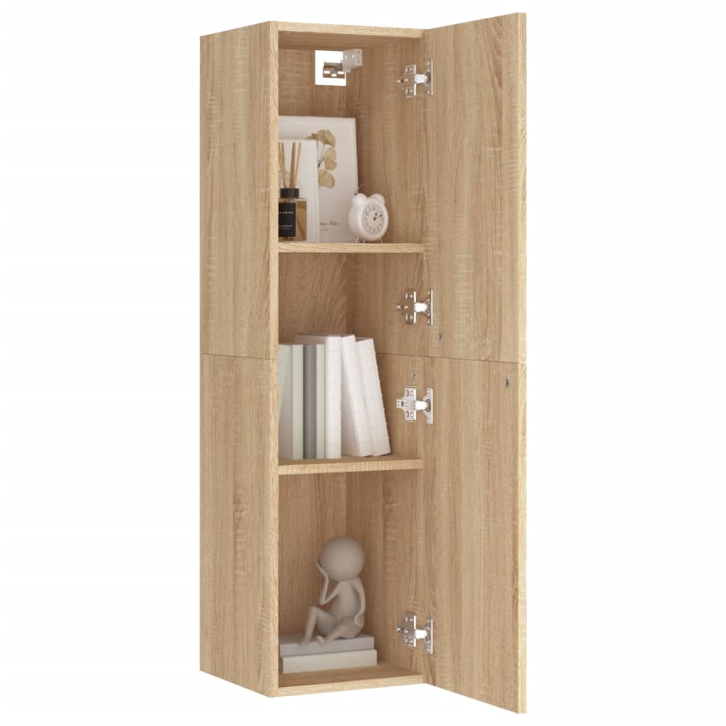 Meuble TV Chêne sonoma 30,5x30x110 cm Bois d’ingénierie - XIOS