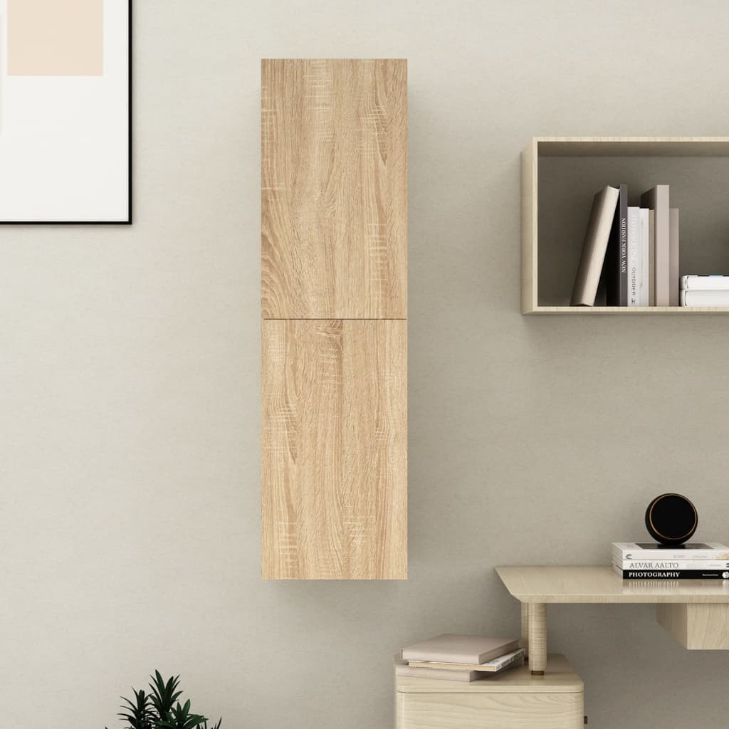 Meuble TV Chêne sonoma 30,5x30x110 cm Bois d’ingénierie - XIOS