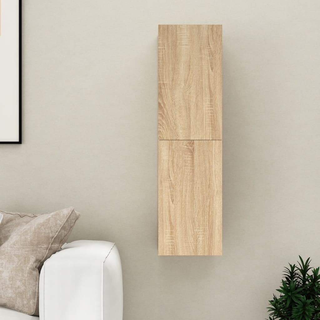 Meuble TV Chêne sonoma 30,5x30x110 cm Bois d’ingénierie - XIOS