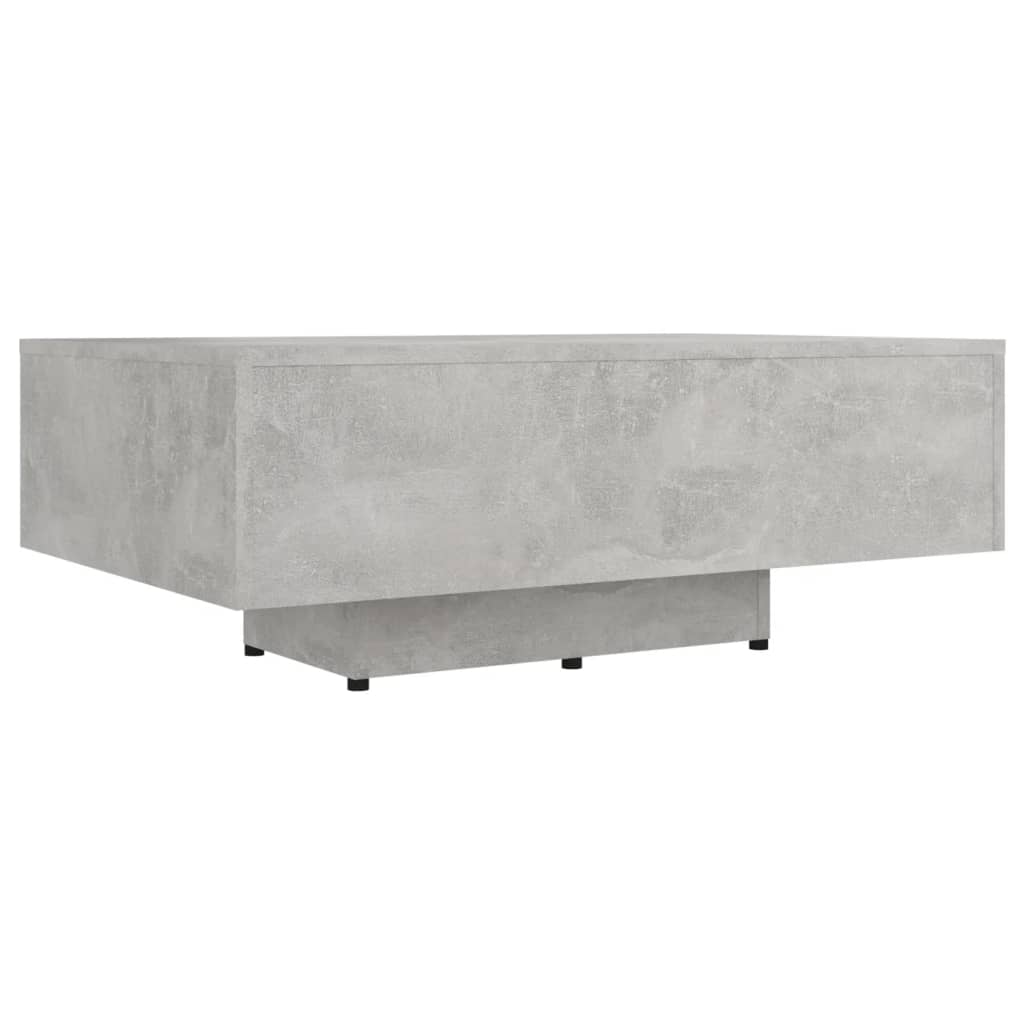 Table basse Gris béton 85x55x31 cm Bois d'ingénierie - XIOS