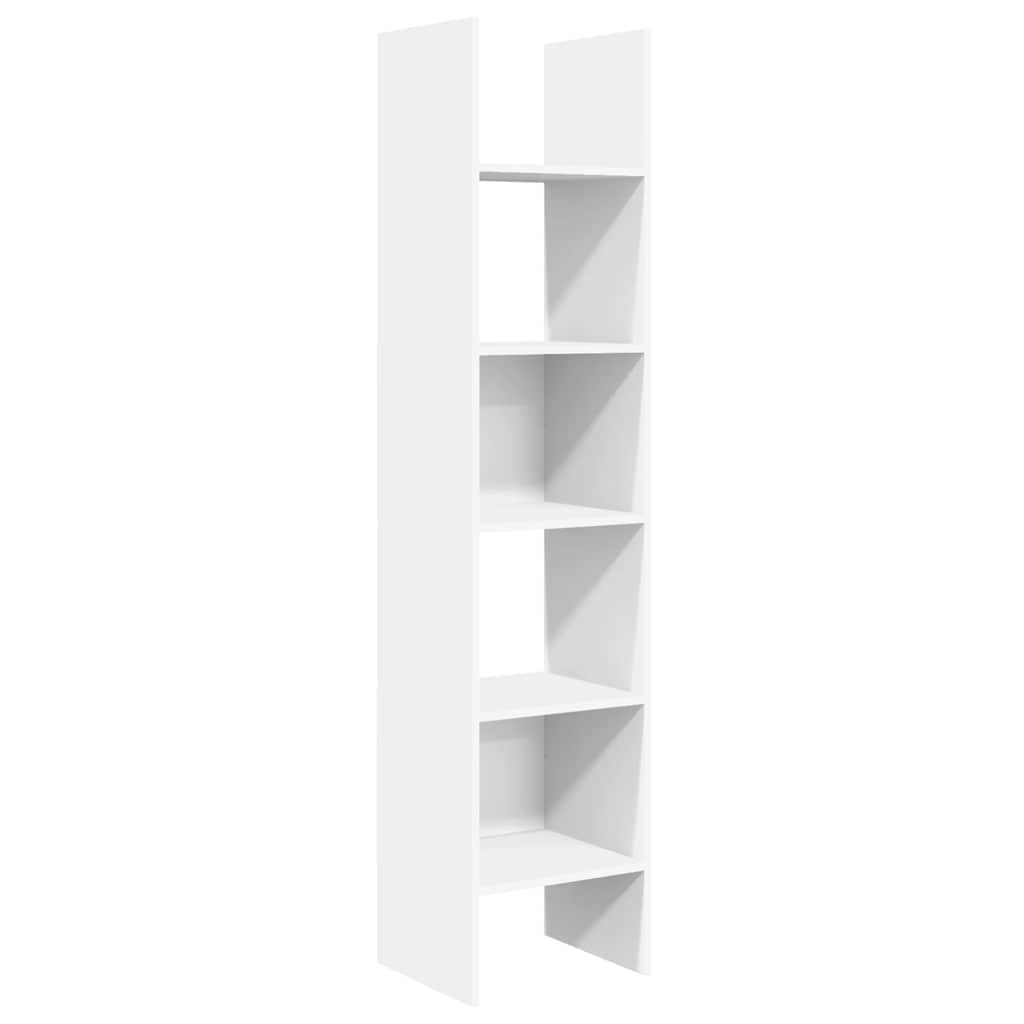 Bibliothèque Blanc 40x35x180 cm Bois d'ingénierie - XIOS