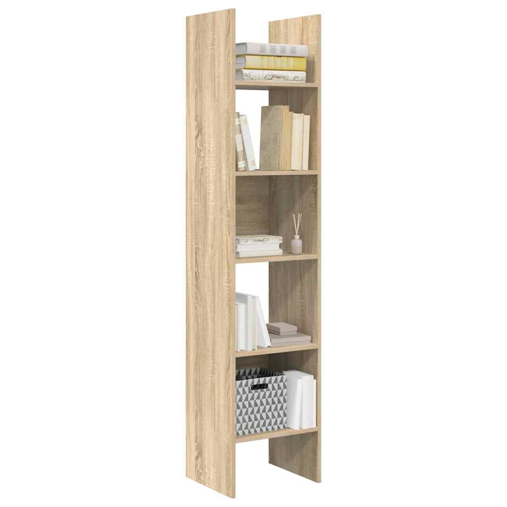 Bibliothèque Chêne sonoma 40x35x180 cm Bois d’ingénierie - XIOS