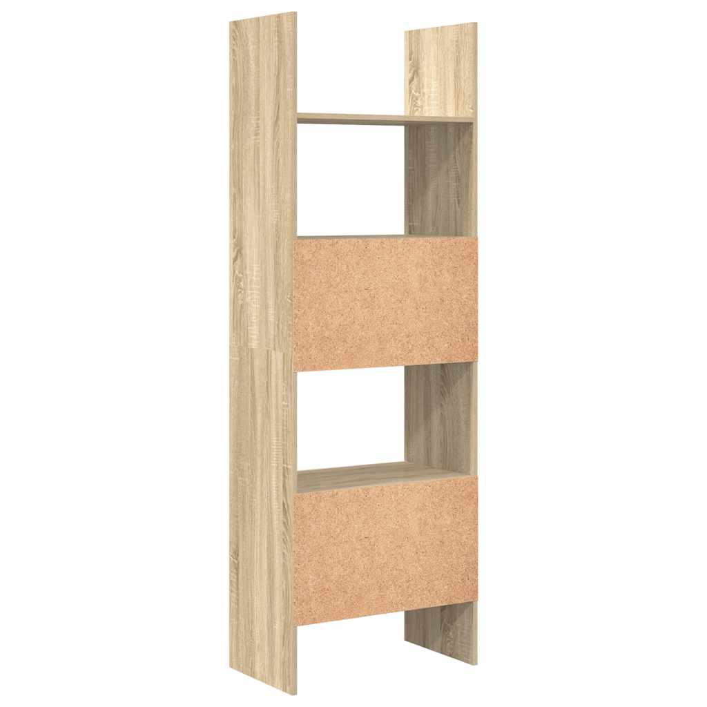 Bibliothèque Chêne sonoma 60x35x180 cm Bois d’ingénierie - XIOS