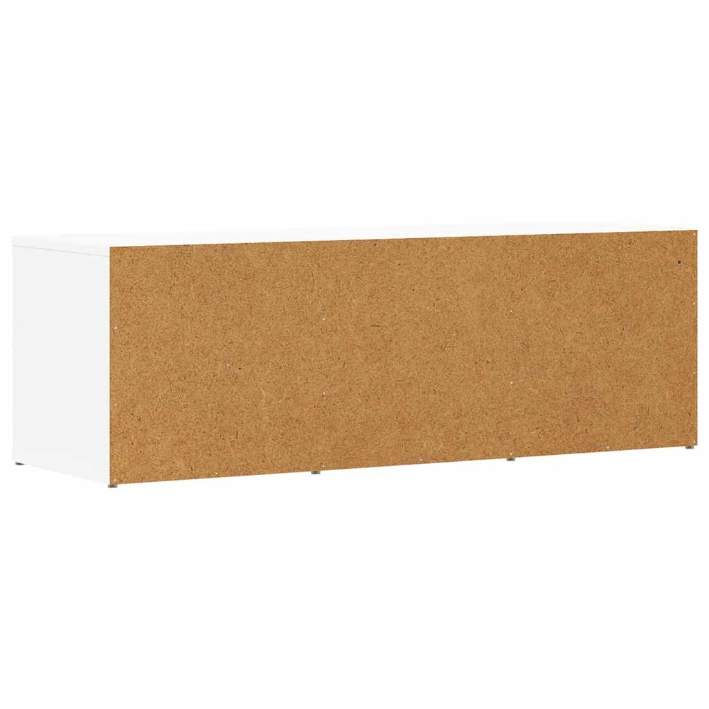 Banc à chaussures Blanc 105x35x35 cm Aggloméré - XIOS