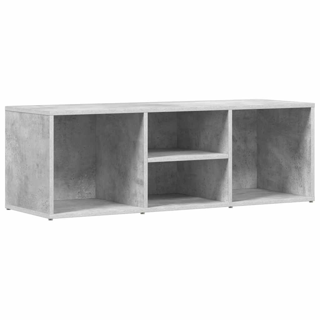 Banc à chaussures Gris béton 105x35x35 cm Aggloméré - XIOS