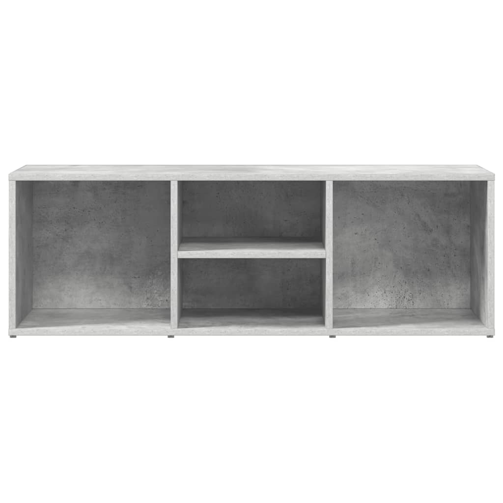 Banc à chaussures Gris béton 105x35x35 cm Aggloméré - XIOS