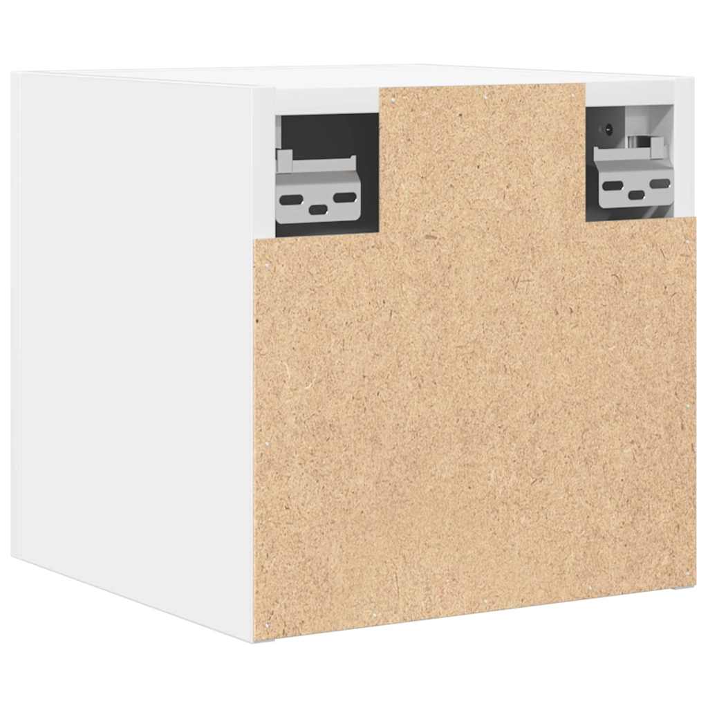 Meubles TV muraux 2 pcs Blanc 30,5x30x30 cm - XIOS