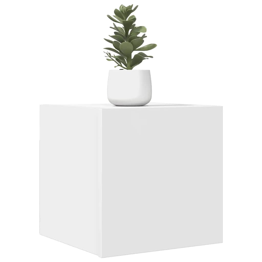 Meubles TV muraux 4 pcs Blanc 30,5x30x30 cm - XIOS