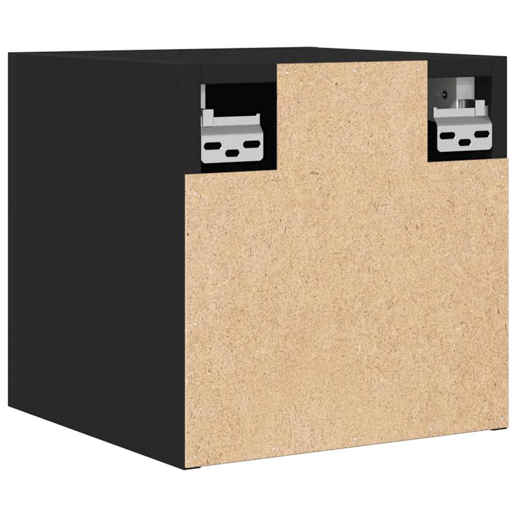 Meubles TV muraux 2 pcs Noir 30,5x30x30 cm - XIOS