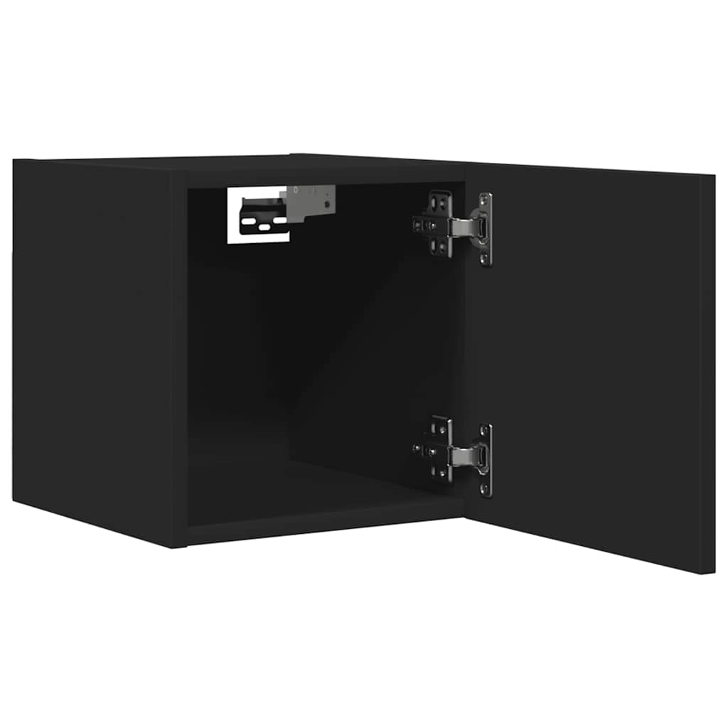 Meubles TV muraux 2 pcs Noir 30,5x30x30 cm - XIOS