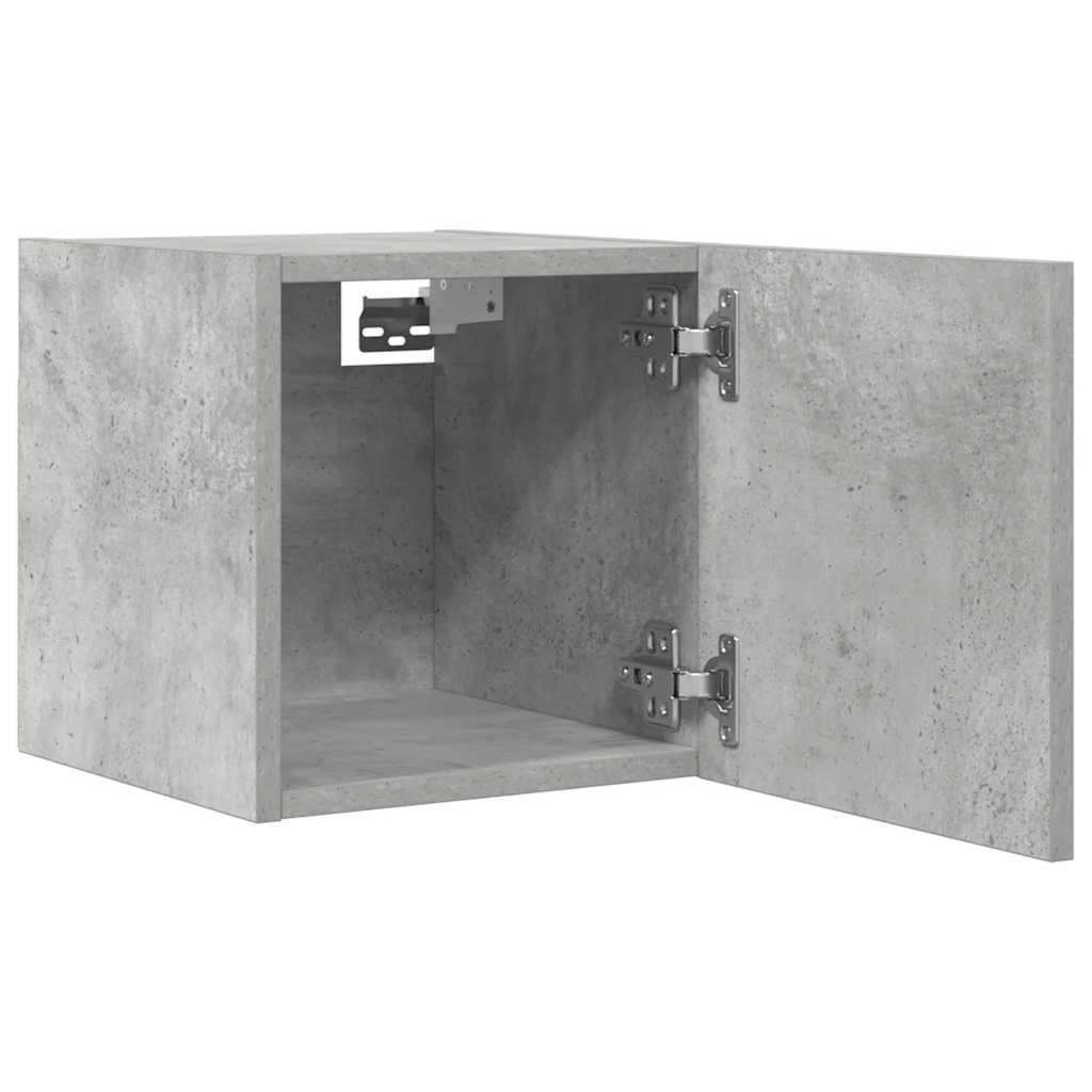 Meubles TV muraux 2 pcs Gris béton 30,5x30x30 cm - XIOS