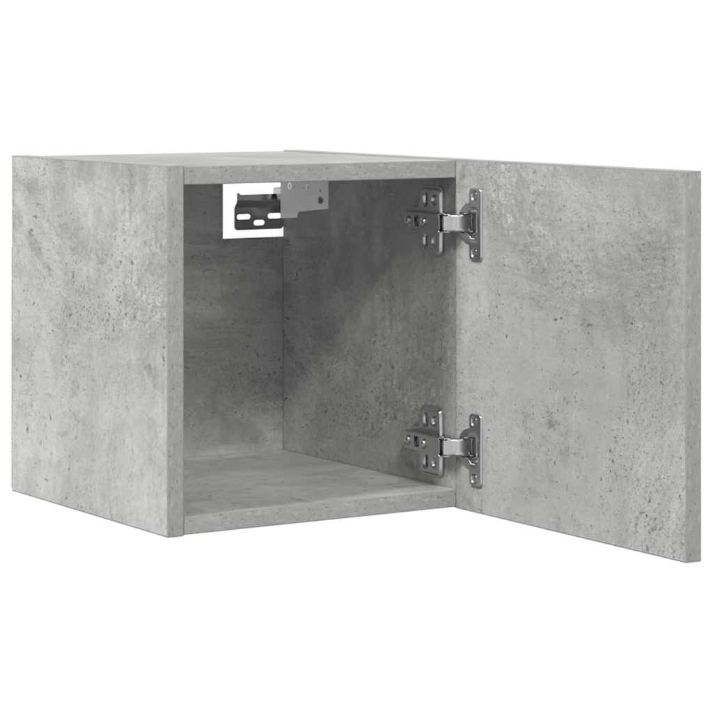 Meubles TV muraux 4 pcs Gris béton 30,5x30x30 cm - XIOS