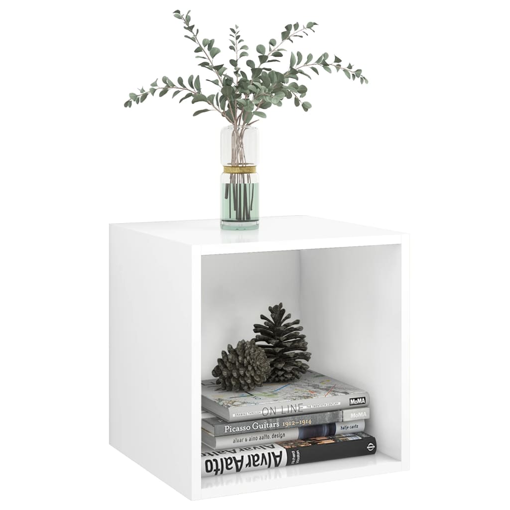 Armoires murales 2 pcs Blanc 37x37x37 cm Bois d’ingénierie - XIOS