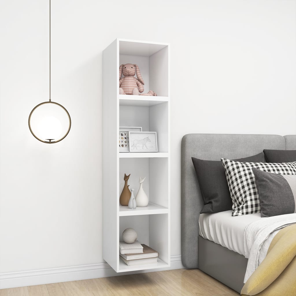 Armoires murales 4 pcs Blanc 37x37x37 cm Bois d’ingénierie - XIOS