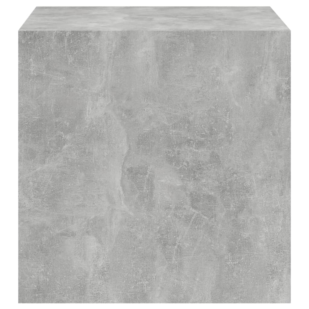 Armoires murales 2 pcs Gris béton 37x37x37 cm Bois d’ingénierie - XIOS