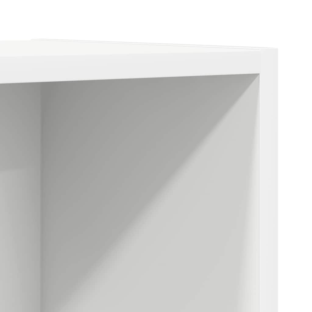 Meuble TV mural Blanc 37x37x142,5 cm Bois d’ingénierie - XIOS