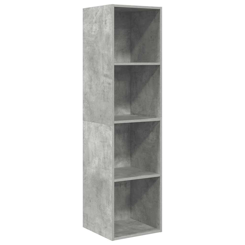 Meuble TV mural Gris béton 37x37x142,5 cm Bois d’ingénierie - XIOS