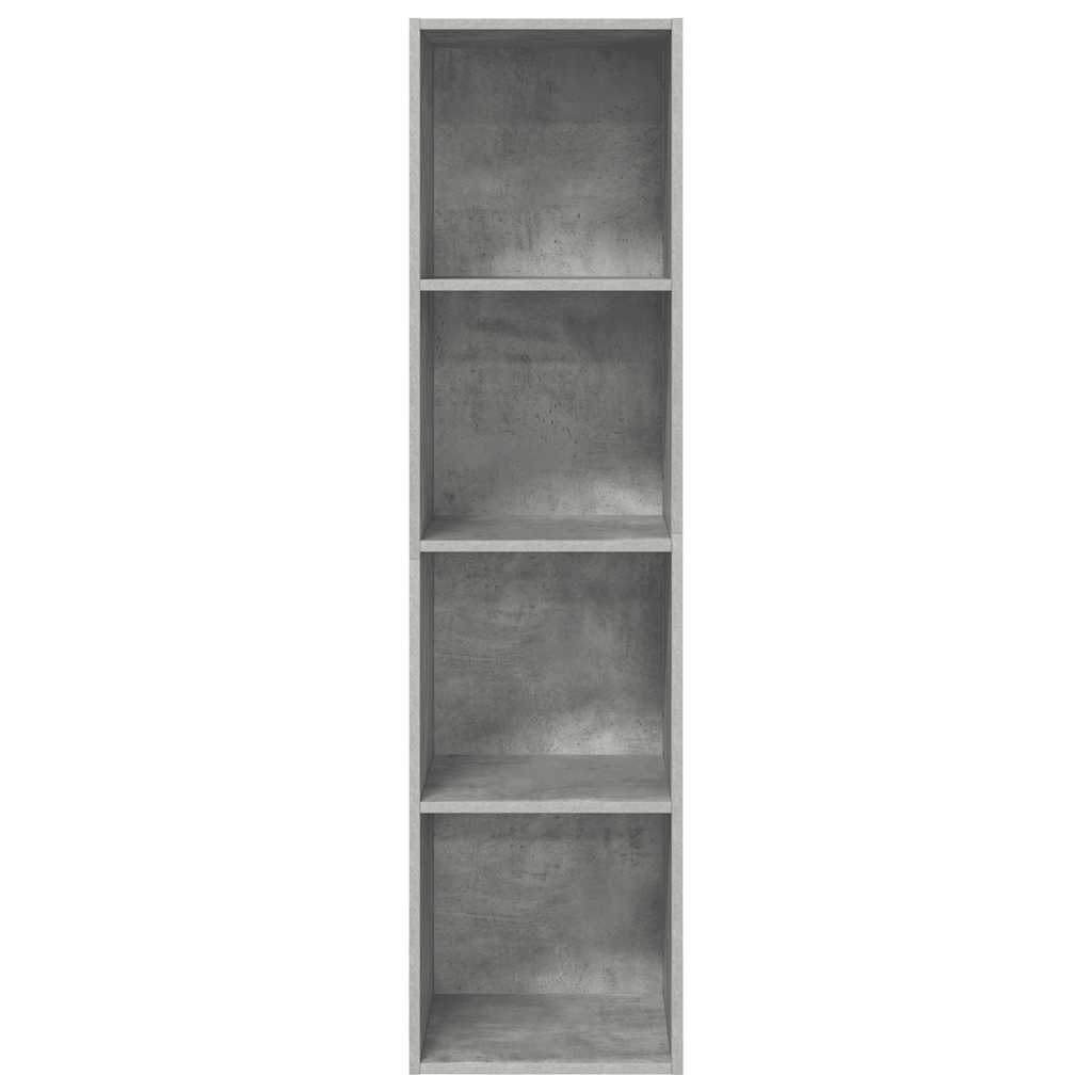 Meuble TV mural Gris béton 37x37x142,5 cm Bois d’ingénierie - XIOS
