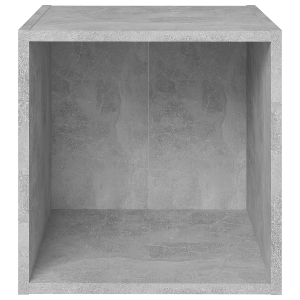 Meubles TV 4 pcs gris béton 37x35x37 cm bois d’ingénierie - XIOS