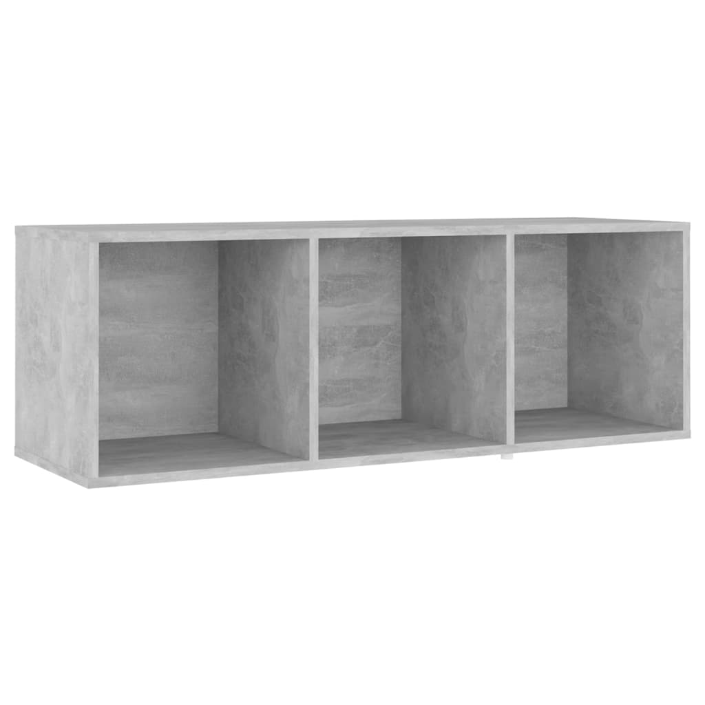 Meuble TV gris béton 107x35x37 cm bois d’ingénierie - XIOS