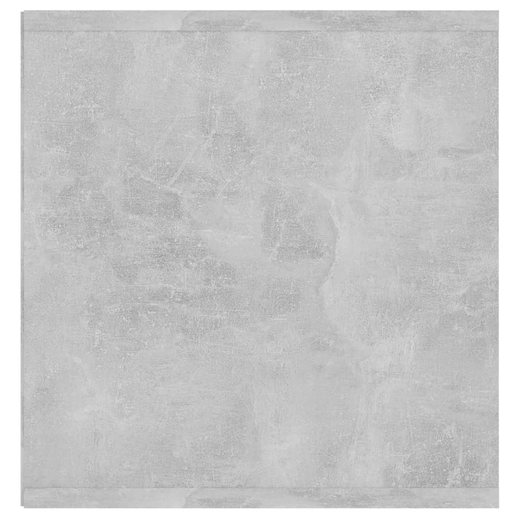 Meuble TV gris béton 107x35x37 cm bois d’ingénierie - XIOS