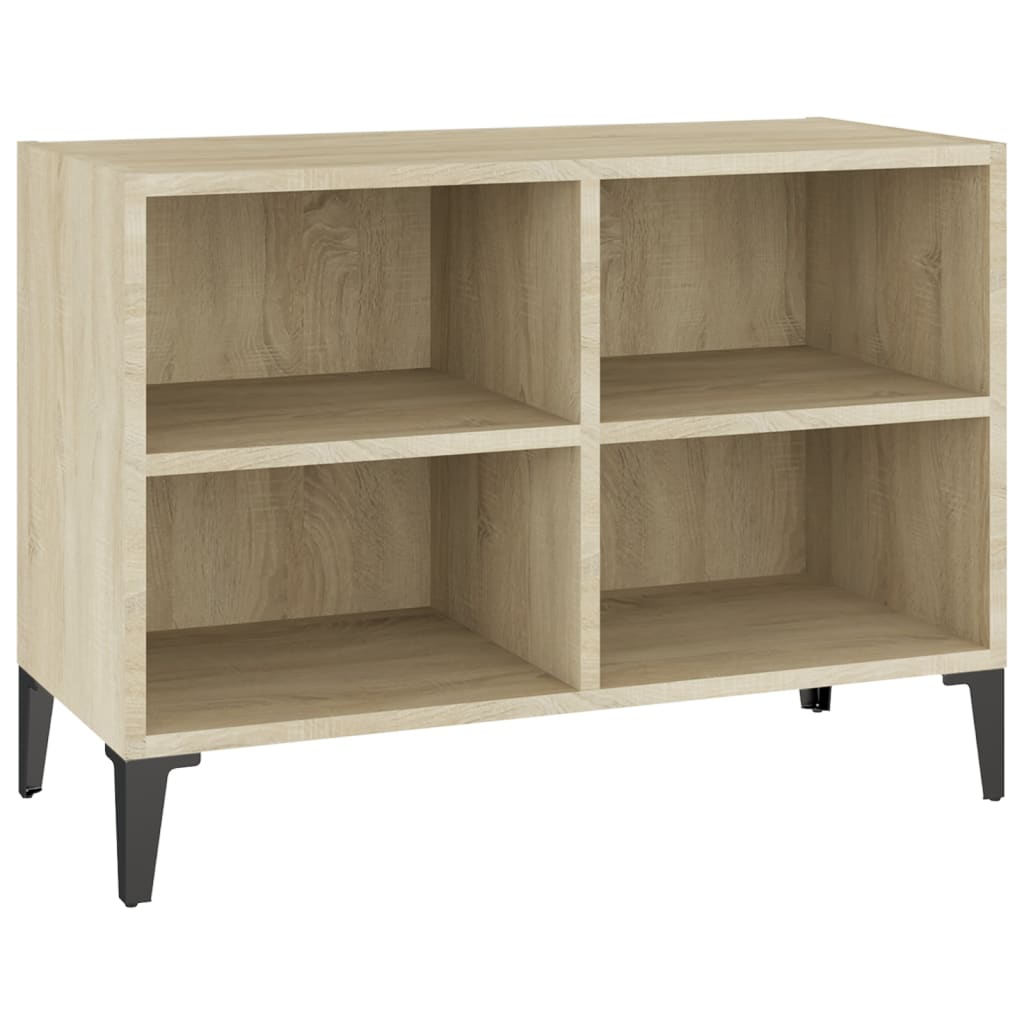 Meuble TV avec pieds en métal Chêne sonoma 69,5x30x50 cm - XIOS