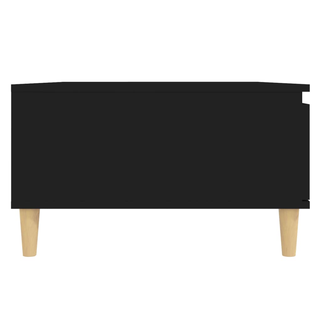 Table basse noir 90x60x35 cm bois d'ingénierie - XIOS
