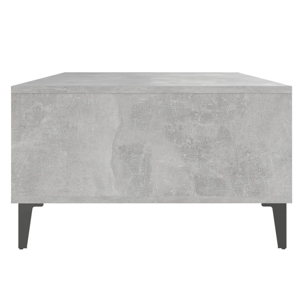 Table basse gris béton 103,5x60x35 cm bois d'ingénierie - XIOS