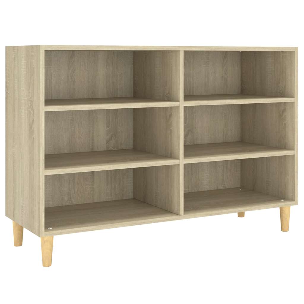 Buffet chêne sonoma 103,5x35x70 cm bois d'ingénierie - XIOS