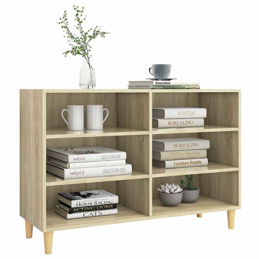 Buffet chêne sonoma 103,5x35x70 cm bois d'ingénierie - XIOS