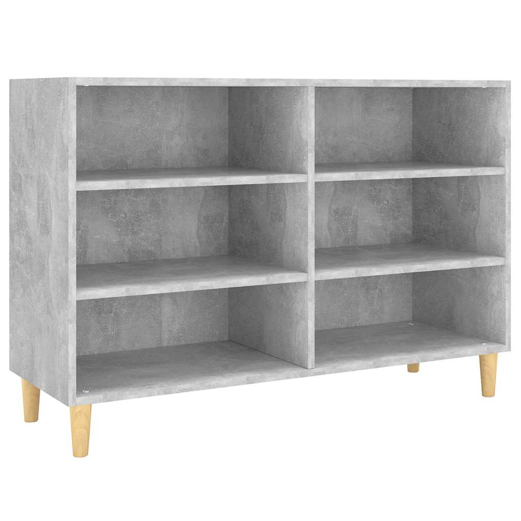 Buffet gris béton 103,5x35x70 cm bois d'ingénierie - XIOS