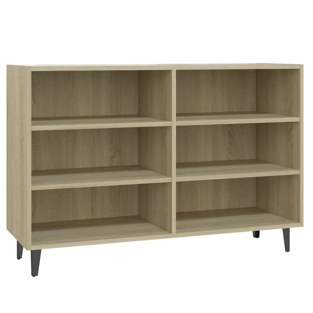Buffet chêne sonoma 103,5x35x70 cm bois d'ingénierie - XIOS