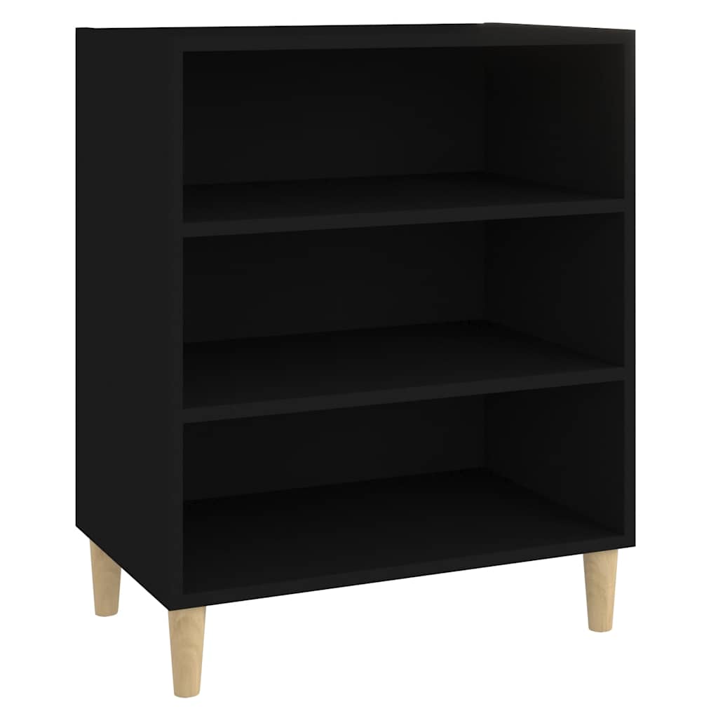 Buffet noir 57x35x70 cm bois d’ingénierie - XIOS