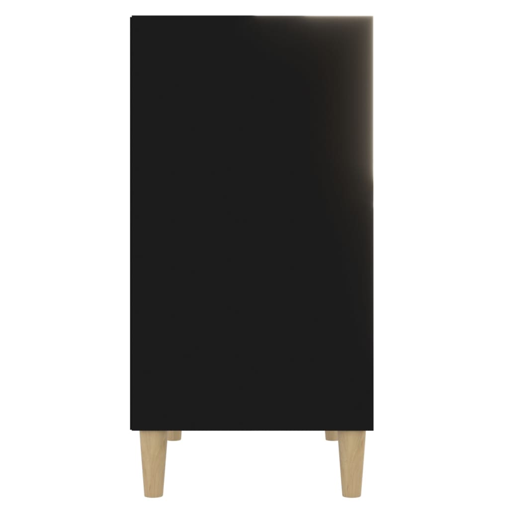 Buffet noir 57x35x70 cm bois d’ingénierie - XIOS