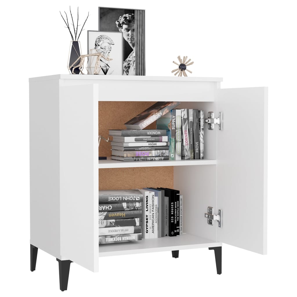 Buffet blanc 60x35x70 cm bois d'ingénierie - XIOS