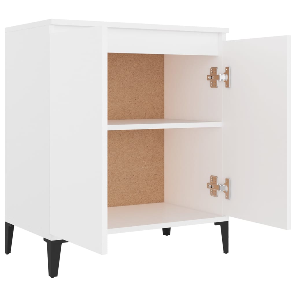 Buffet blanc 60x35x70 cm bois d'ingénierie - XIOS