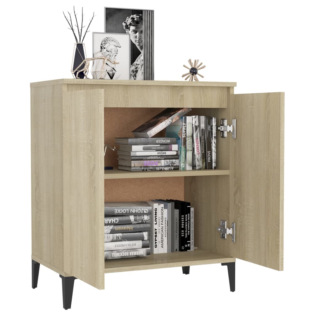 Buffet chêne sonoma 60x35x70 cm bois d'ingénierie - XIOS