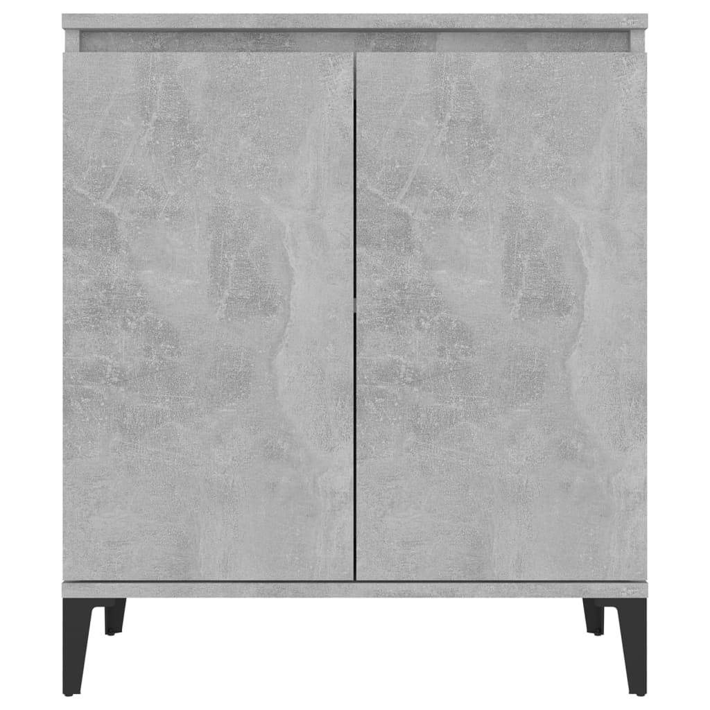 Buffet gris béton 60x35x70 cm bois d'ingénierie - XIOS