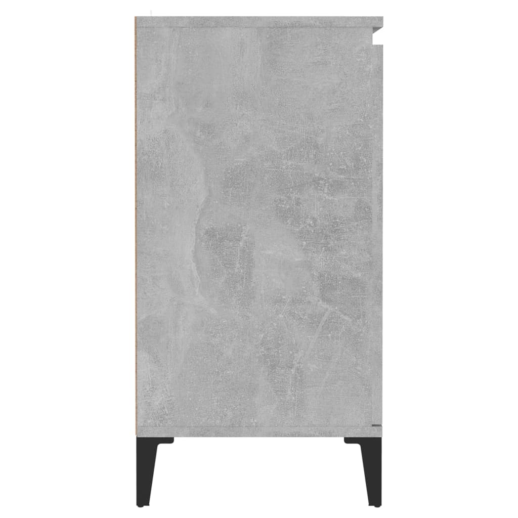 Buffet gris béton 60x35x70 cm bois d'ingénierie - XIOS