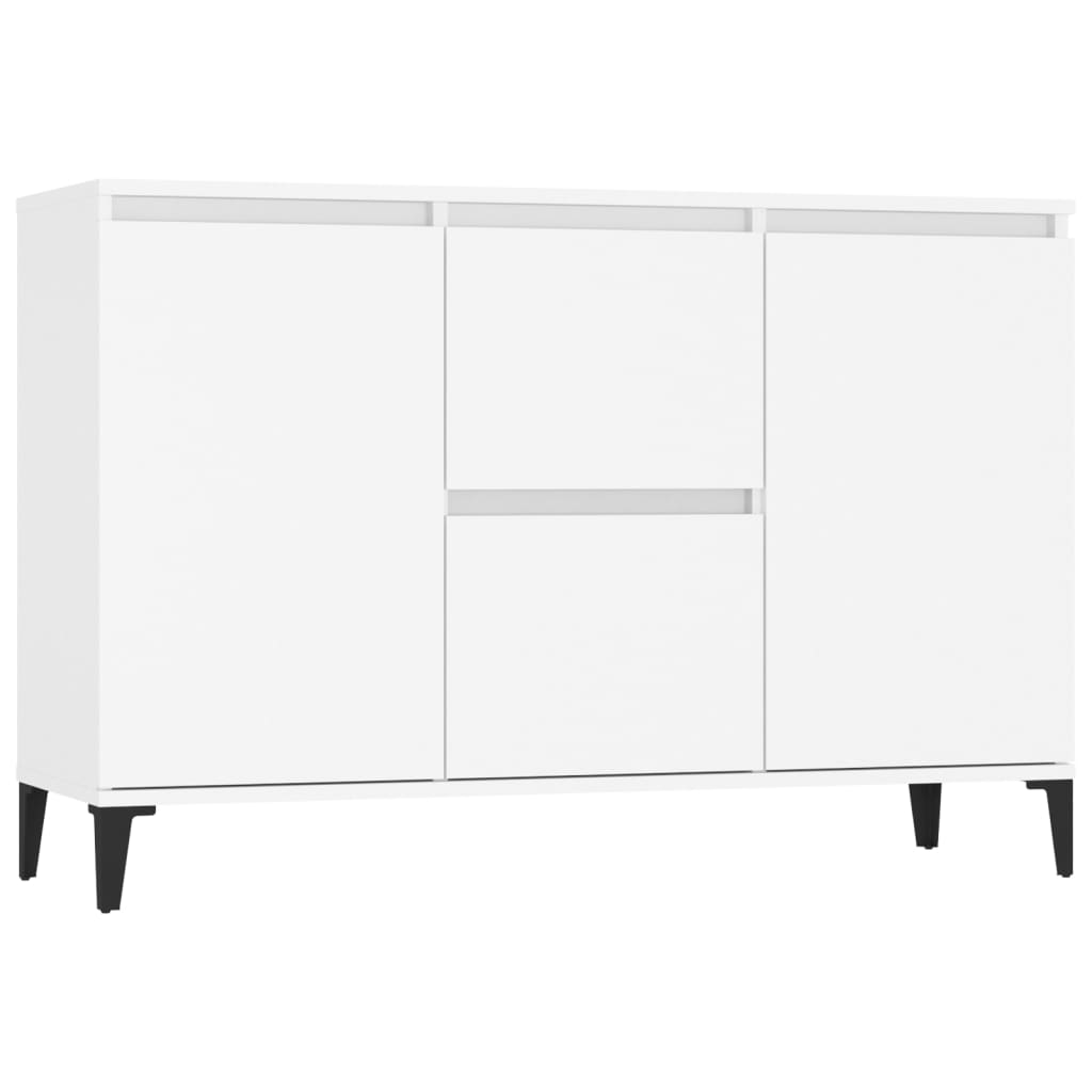Buffet blanc 102x35x70 cm bois d'ingénierie - XIOS