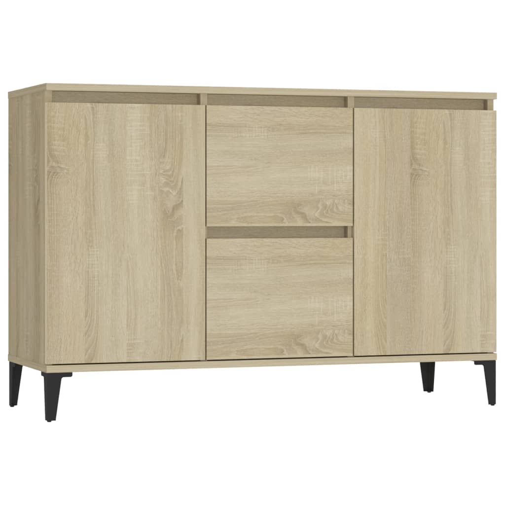 Buffet chêne sonoma 102x35x70 cm bois d'ingénierie - XIOS
