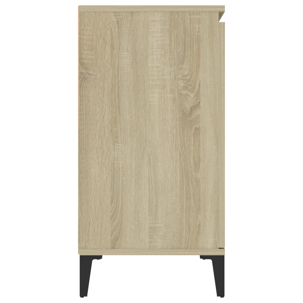 Buffet chêne sonoma 102x35x70 cm bois d'ingénierie - XIOS