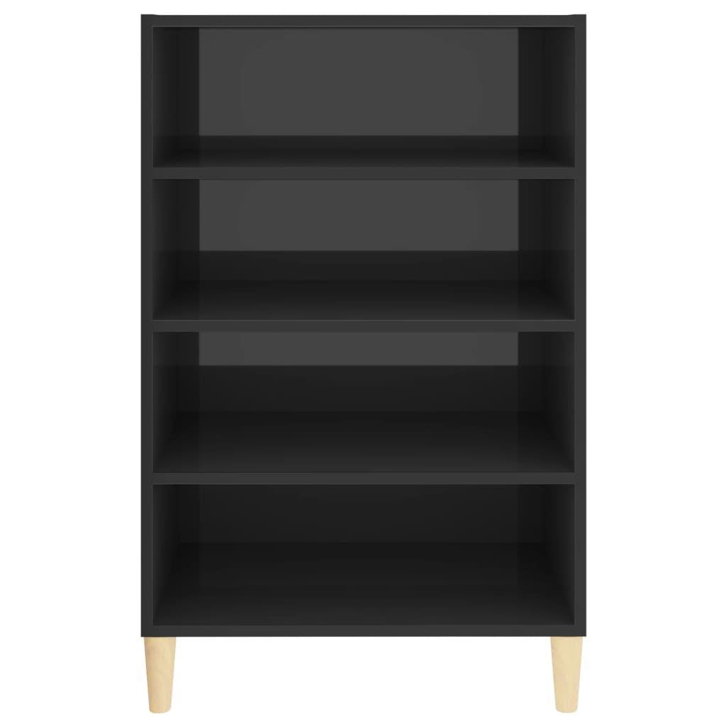 Buffet gris brillant 57x35x90 cm bois d'ingénierie - XIOS