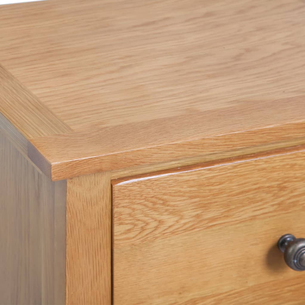 Commode haute 45x32x110 cm Bois de chêne massif - XIOS